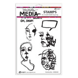 Dina Wakley MEdia WowWowWow Cling Stamps (MDR83283)