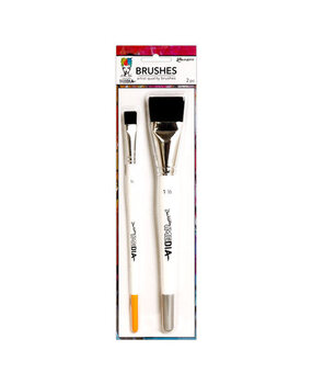 Dina Wakley MEdia Brushes Synthetic Bristle (MDA71136) Dina Wakley MEdia Brushes Synthetic Bristle (MDA71136)