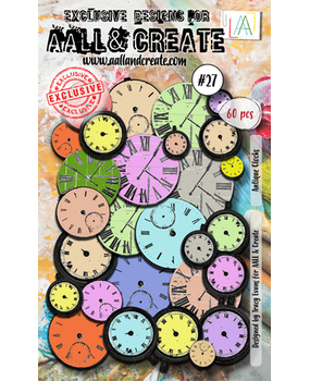 AALL and Create Ephemera Die-cuts Antique Clocks (AALL-EP-027)
