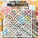 AALL and Create Masking Stencil 6x6 Inch Deco Sunrise (AALL-PC-206)*