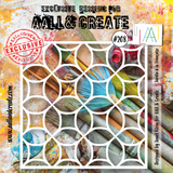 AALL and Create Masking Stencil 6x6 Inch Jardin à la Française (AALL-PC-208)*