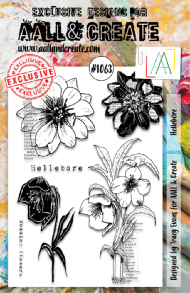 AALL and Create Clear Stamp Set A5 Hellebore (AALL-TP-1063) AALL and Create Clear Stamp Set A5 Hellebore (AALL-TP-1063)