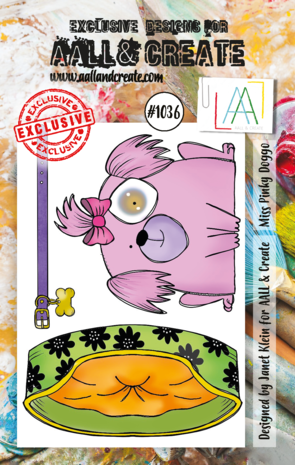 AALL and Create Clear Stamp Set A7 Miss Pinky Doggo (AALL-TP-1036) AALL and Create Clear Stamp Set A7 Miss Pinky Doggo (AALL-TP-1036)