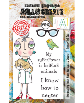AALL and Create Clear Stamp Set A7 Super Vet Dee (AALL-TP-1042)* AALL and Create Clear Stamp Set A7 Super Vet Dee (AALL-TP-1042)*