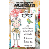 AALL and Create Clear Stamp Set A7 Super Vet Dee (AALL-TP-1042) - Copy