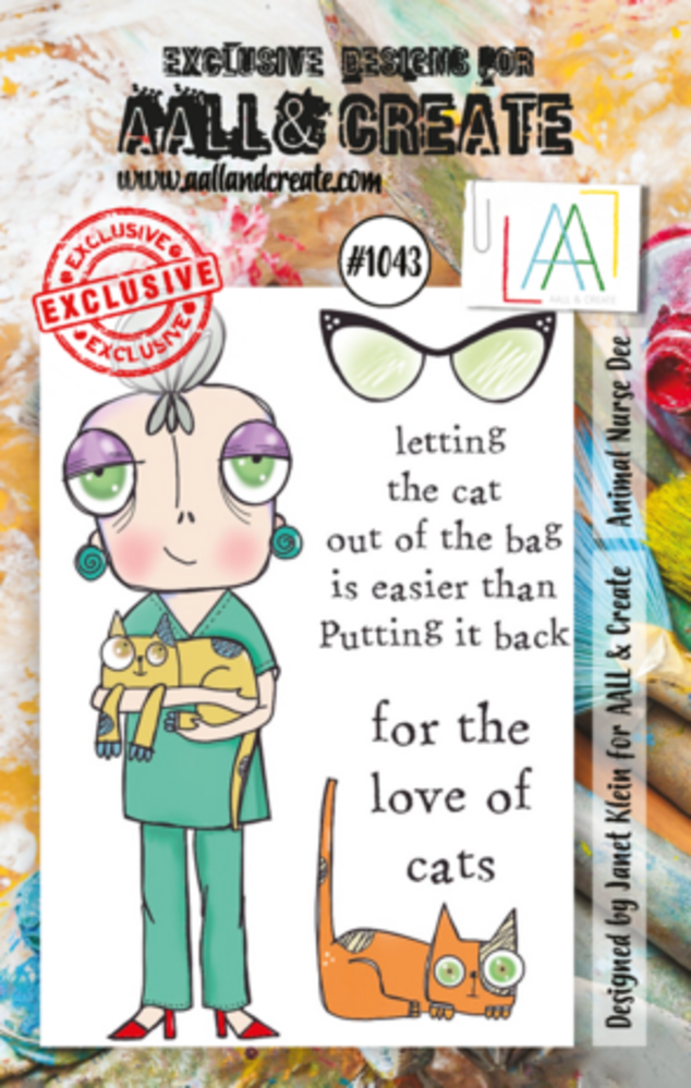 AALL and Create Clear Stamp Set A7 Animal Nurse Dee (AALL-TP-1043) AALL and Create Clear Stamp Set A7 Animal Nurse Dee (AALL-TP-1043)