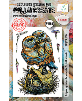 AALL and Create Clear Stamp Set A7 Nested Love (AALL-TP-1108)* AALL and Create Clear Stamp Set A7 Nested Love (AALL-TP-1108)*