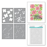 Spellbinders Blossoming Flowers Layered Stencil (STN-075)