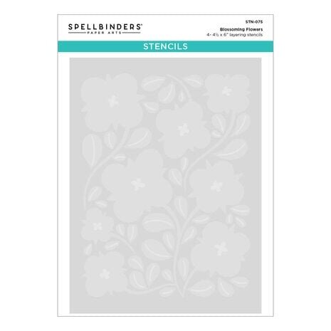 Spellbinders Blossoming Flowers Layered Stencil (STN-075) Spellbinders Blossoming Flowers Layered Stencil (STN-075)