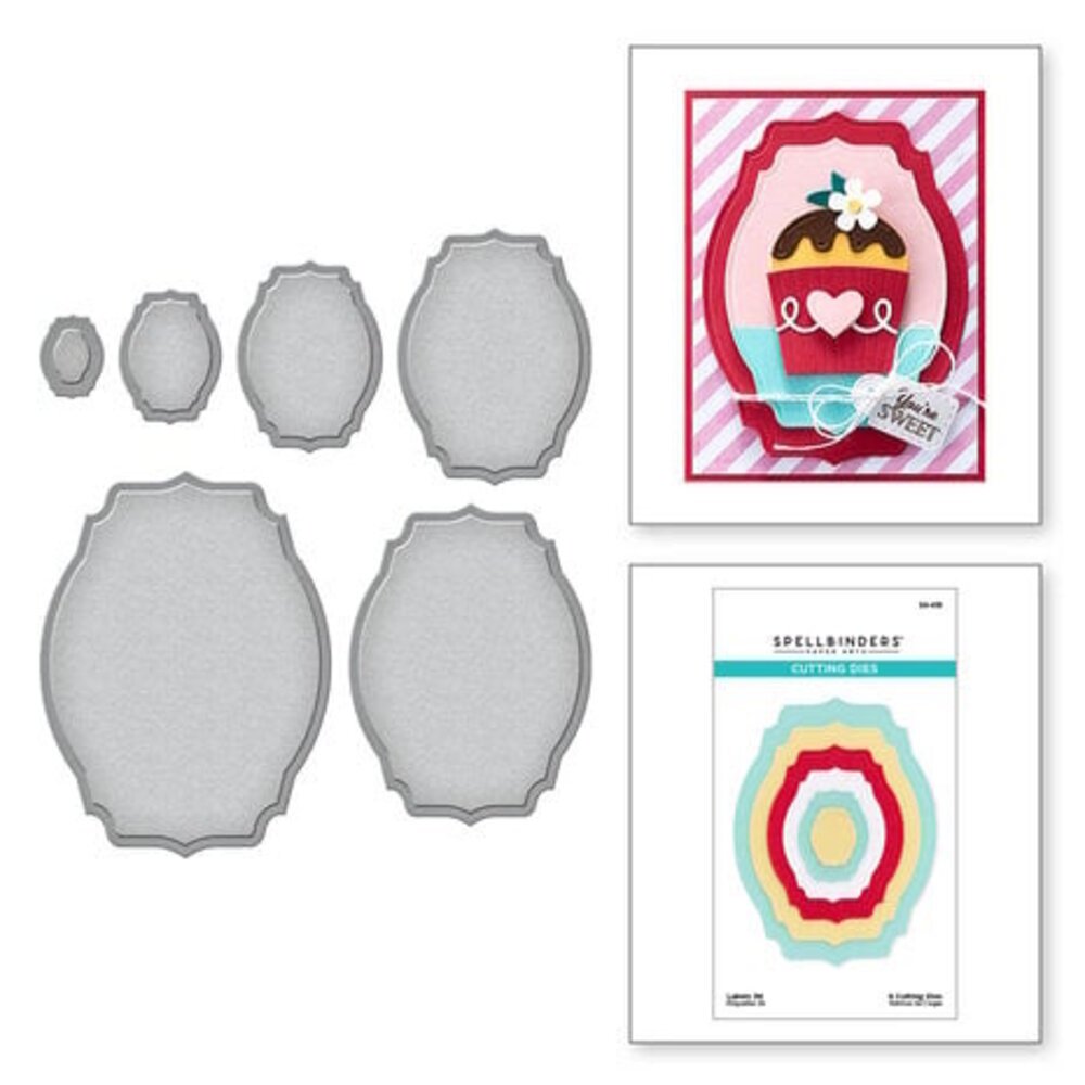 Spellbinders Labels 36 Dies (S4-418) Spellbinders Labels 36 Dies (S4-418)