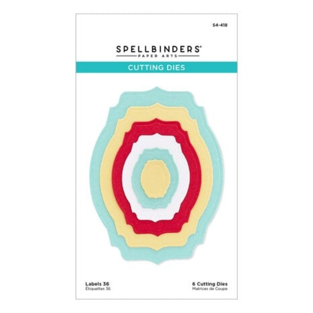Spellbinders Labels 36 Dies (S4-418) Spellbinders Labels 36 Dies (S4-418)