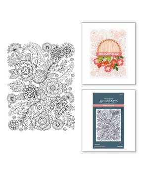 Spellbinders Kaleidoscope Flowers Press Plate (BP-117)