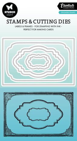 Studio Light Essentials Stamp & Die Ephemera Frames (SL-ES-SCD69) Studio Light Essentials Stamp & Die Ephemera Frames (SL-ES-SCD69)