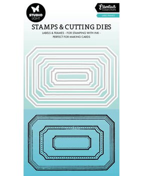 Studio Light Essentials Stamp & Die Label Frames (SL-ES-SCD71)