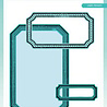 Studio Light Essentials Stamp & Die Label Frames (SL-ES-SCD71) Studio Light Essentials Stamp & Die Label Frames (SL-ES-SCD71)