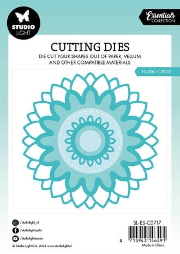 Studio Light Essentials Snijmal Floral Circle (SL-ES-CD717) Studio Light Essentials Snijmal Floral Circle (SL-ES-CD717)