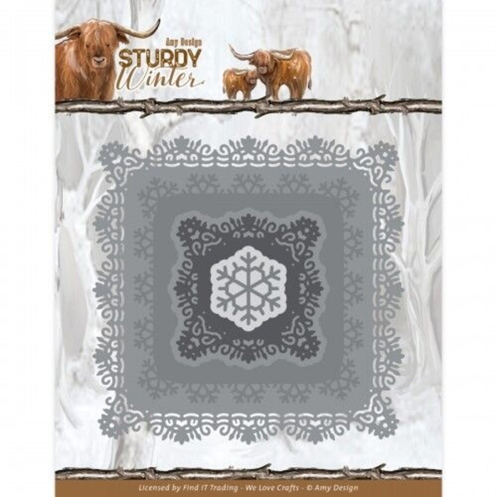 Amy Design Sturdy Winter Winter Square Dies (ADD10306)