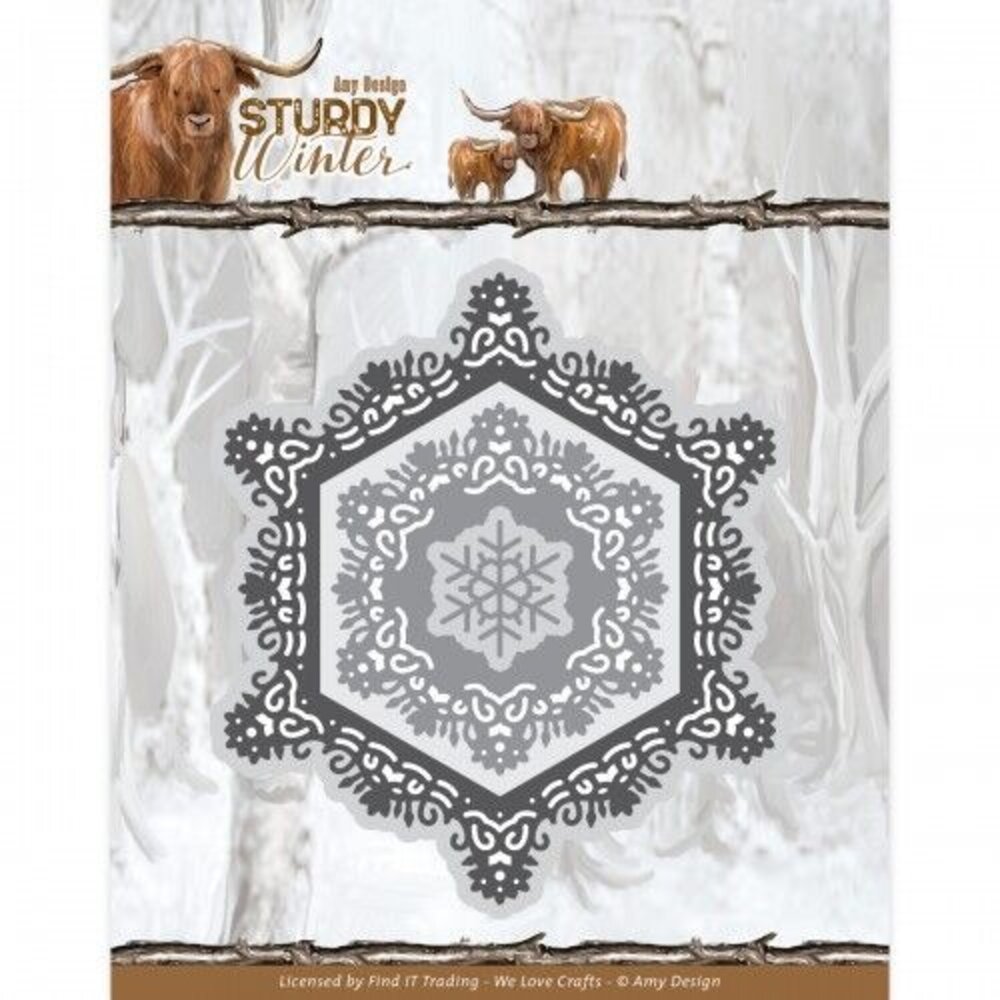 Amy Design Sturdy Winter Winter Hexagon Dies (ADD10307) Amy Design Sturdy Winter Winter Hexagon Dies (ADD10307)