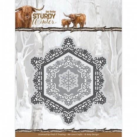 Amy Design Sturdy Winter Winter Hexagon Dies (ADD10307) Amy Design Sturdy Winter Winter Hexagon Dies (ADD10307)