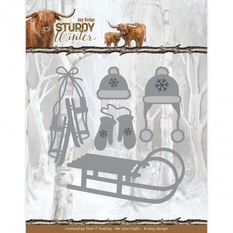Amy Design Sturdy Winter Winter Toys Dies (ADD10309)