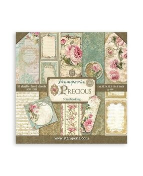 Stamperia Precious 12x12 Inch Paper Pack (SBBL24) Stamperia Precious 12x12 Inch Paper Pack (SBBL24)
