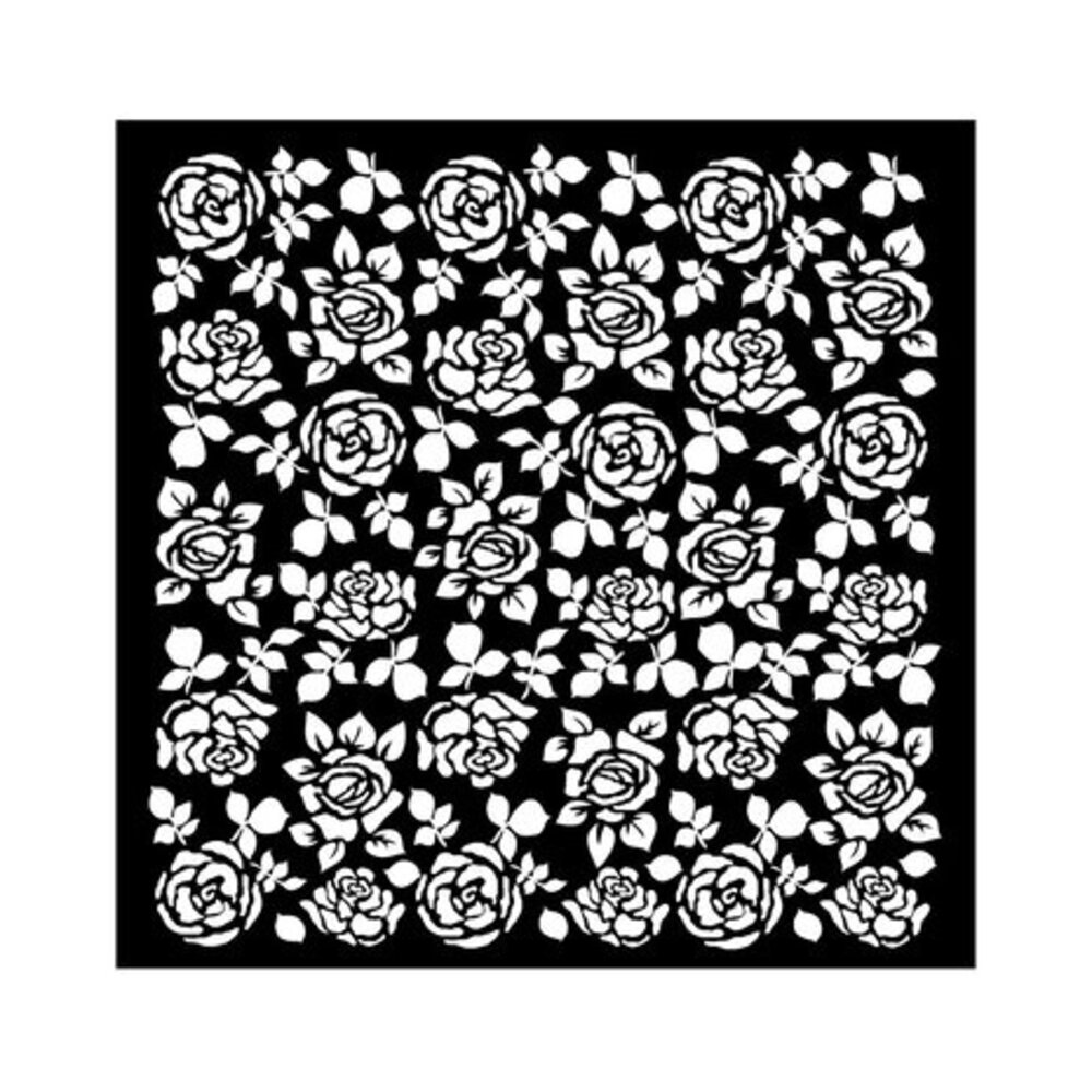 Stamperia Precious Thick Stencil 18x18cm Roses Pattern (KSTDQ96) Stamperia Precious Thick Stencil 18x18cm Roses Pattern (KSTDQ96)