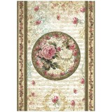 Stamperia Precious Peony Rice Paper A4 (DFSA4827)*