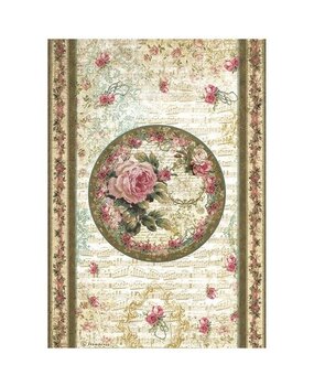 Stamperia Precious Peony Rice Paper A4 (DFSA4827)* Stamperia Precious Peony Rice Paper A4 (DFSA4827)*