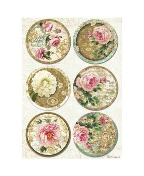 Stamperia Precious Rounds Rice Paper A4 (DFSA4828)* Stamperia Precious Rounds Rice Paper A4 (DFSA4828)*