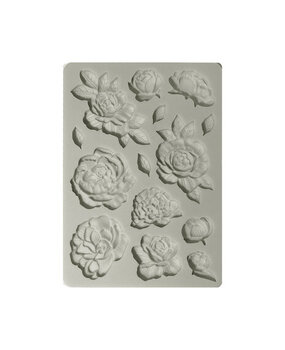 Stamperia Precious Silicon Mould A5 Peony (KACMA505)* Stamperia Precious Silicon Mould A5 Peony (KACMA505)*