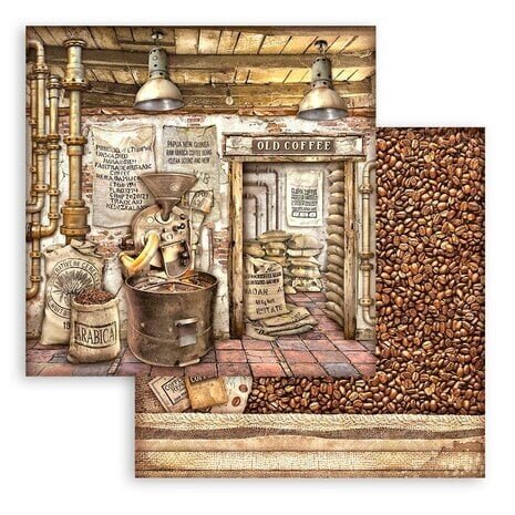Stamperia Coffee and Chocolate 12x12 Inch Paper Pack (SBBL144) Stamperia Coffee and Chocolate 12x12 Inch Paper Pack (SBBL144)