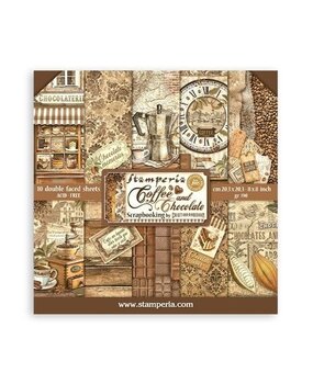 Stamperia Coffee and Chocolate 8x8 Inch Paper Pack (SBBS93) Stamperia Coffee and Chocolate 8x8 Inch Paper Pack (SBBS93)
