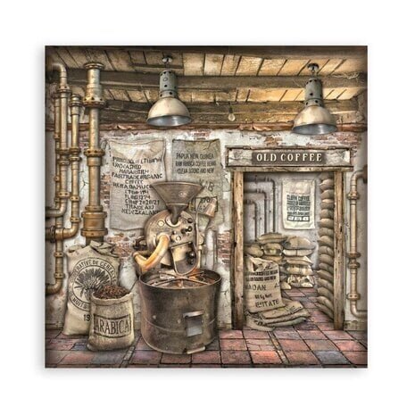 Stamperia Coffee and Chocolate 8x8 Inch Single Face Paper Pack (SBBSXB01)