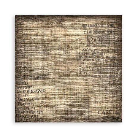 Stamperia Coffee and Chocolate 8x8 Inch Single Face Paper Pack (SBBSXB01)