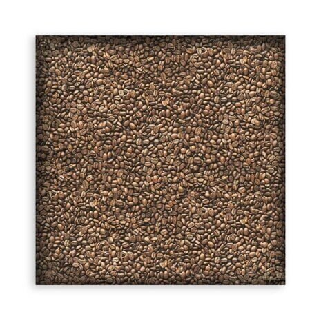 Stamperia Coffee and Chocolate 8x8 Inch Single Face Paper Pack (SBBSXB01)