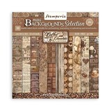 Stamperia Coffee and Chocolate Maxi Background 12x12 Inch Paper Pack (SBBL145)