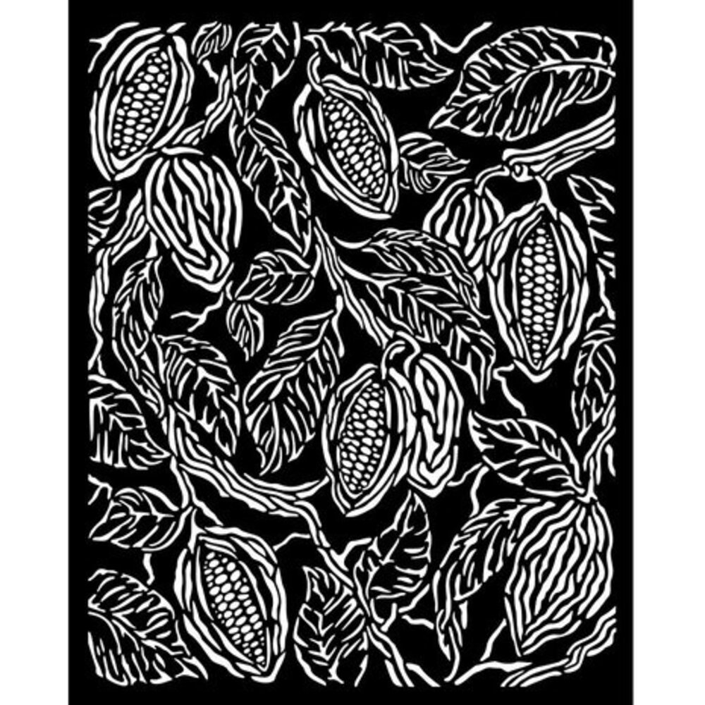 Stamperia Coffee and Chocolate Thick Stencil 20x25cm Coffee Texture (KSTD148) Stamperia Coffee and Chocolate Thick Stencil 20x25cm Coffee Texture (KSTD148)