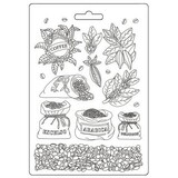 Stamperia Coffee and Chocolate Soft Mould A5 Coffee (K3PTA5660)