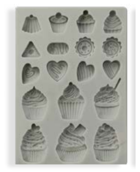 Stamperia Coffee and Chocolate Silicon Mould A5 Sweets (KACMA503) Stamperia Coffee and Chocolate Silicon Mould A5 Sweets (KACMA503)