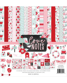 Echo Park Love Notes 12x12 Inch Collection Kit (LN344016) Echo Park Love Notes 12x12 Inch Collection Kit (LN344016)