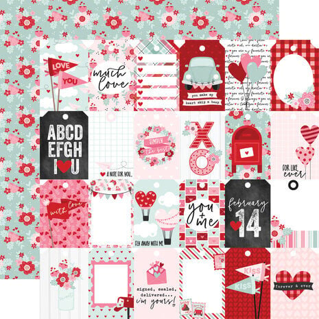 Echo Park Love Notes 12x12 Inch Collection Kit (LN344016) Echo Park Love Notes 12x12 Inch Collection Kit (LN344016)