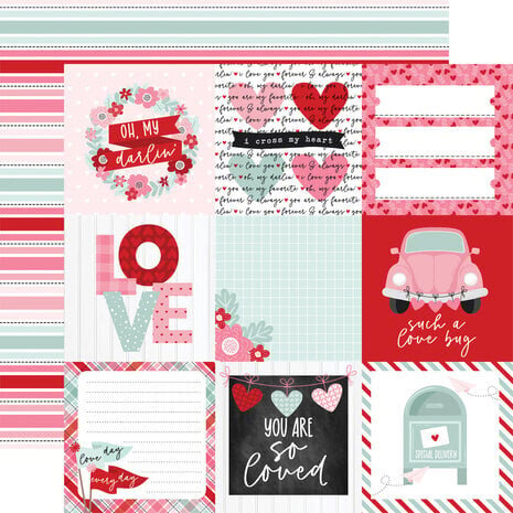 Echo Park Love Notes 12x12 Inch Collection Kit (LN344016) Echo Park Love Notes 12x12 Inch Collection Kit (LN344016)