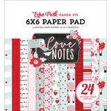 Echo Park Love Notes 6x6 Inch Paper Pad (LN344023)