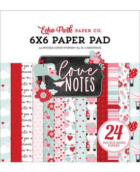 Echo Park Love Notes 6x6 Inch Paper Pad (LN344023)