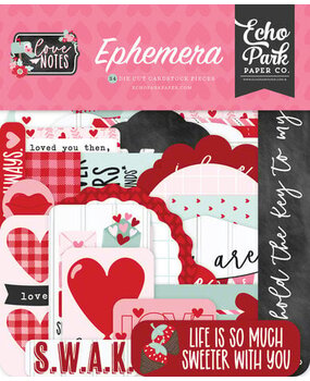 Echo Park Love Notes Ephemera (LN344024)