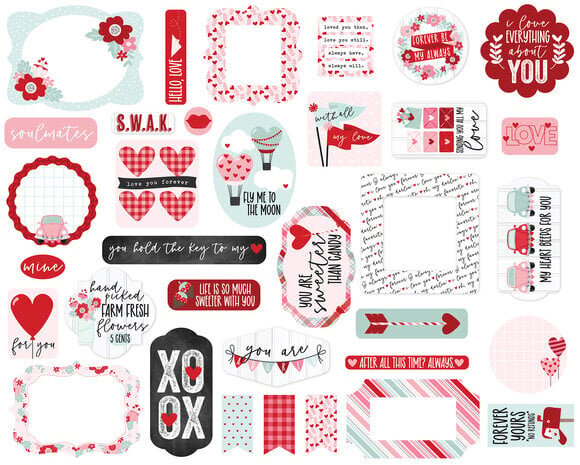 Echo Park Love Notes Ephemera (LN344024)