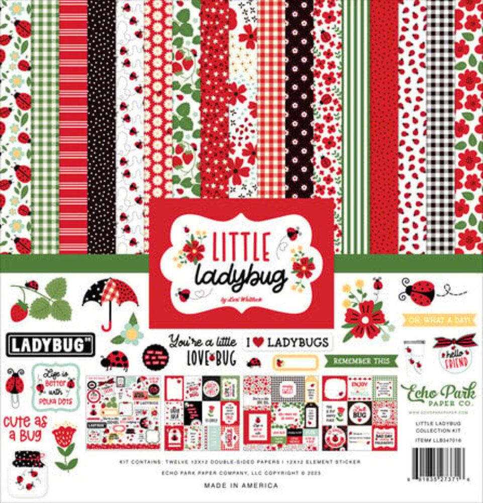 Echo Park Little Ladybug 12x12 Inch Collection Kit (LLB347016)