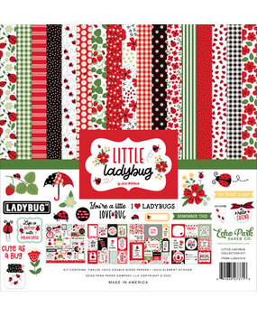 Echo Park Little Ladybug 12x12 Inch Collection Kit (LLB347016) Echo Park Little Ladybug 12x12 Inch Collection Kit (LLB347016)