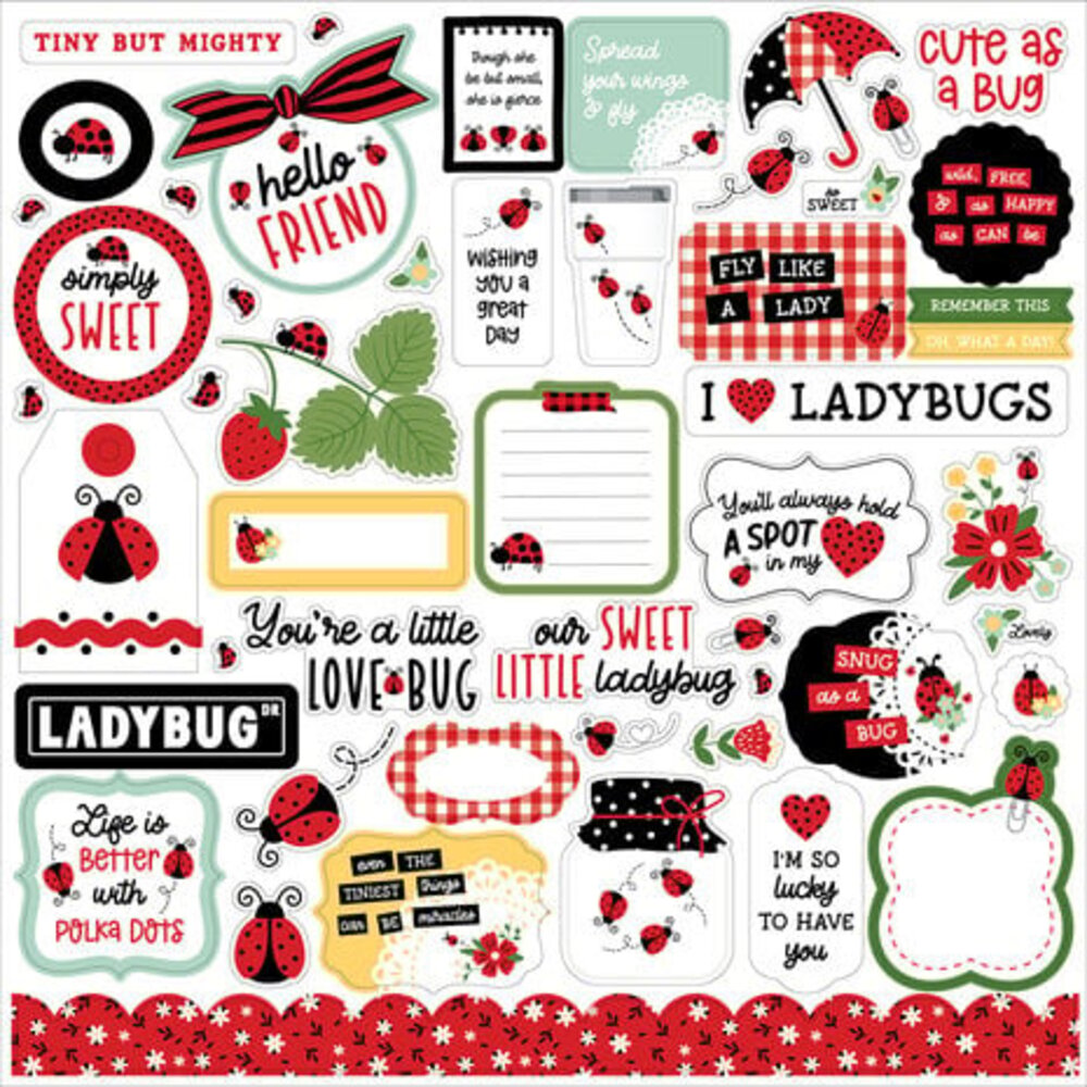 Echo Park Little Ladybug 12x12 Inch Collection Kit (LLB347016)