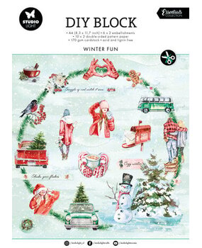 Studio Light Winter Fun A4 DIY Block (SL-ES-DCB59)